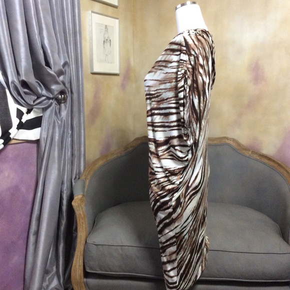 NWOT tiger print dress by Seven7, size S - Picture 4 of 9